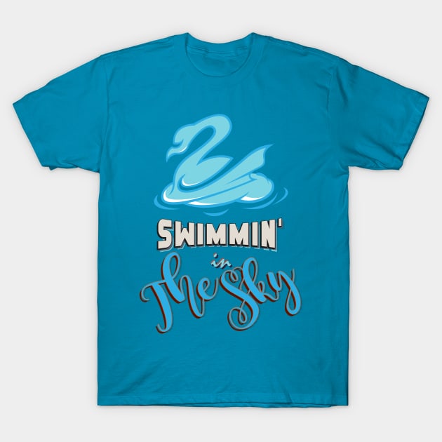 Swimming in the Sky T-Shirt by sfajar